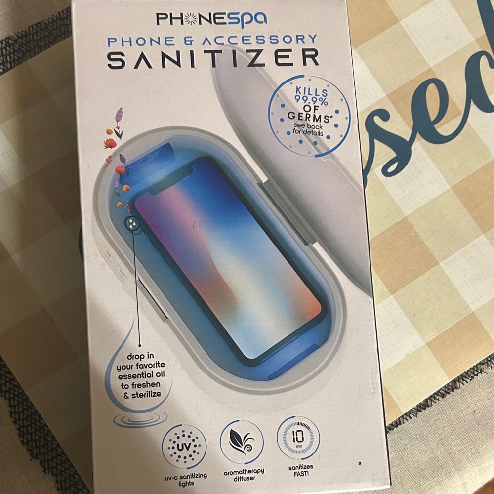 Phone & Accessory Sanitizer - White